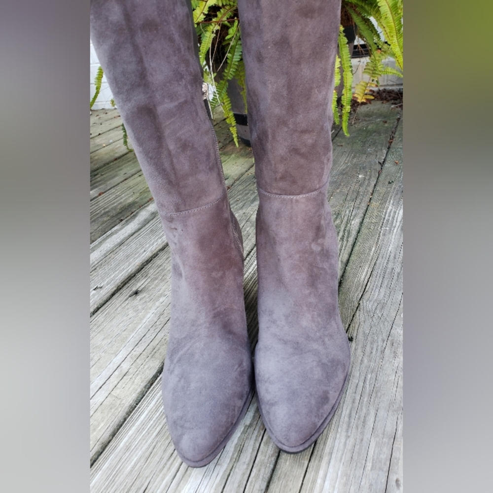 Marc Fisher Gray Heeled Boots - Picture 6 of 11